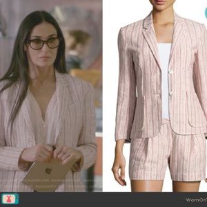 ATM Anthony Thomas Melillo Striped blazer, multicolored pink/white, size 4